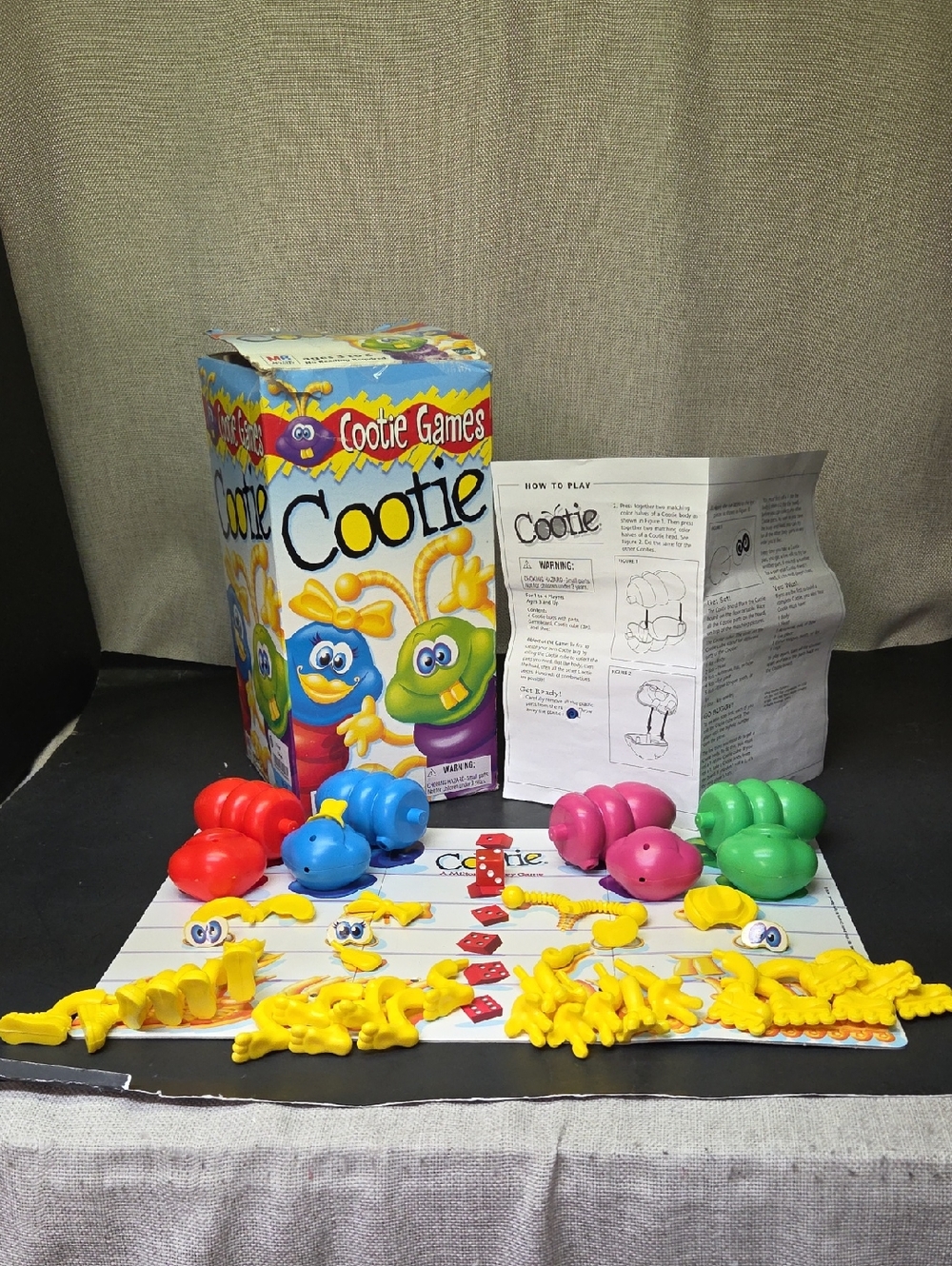 Cootie Board Game Milton Bradley Classic Preschool Collection